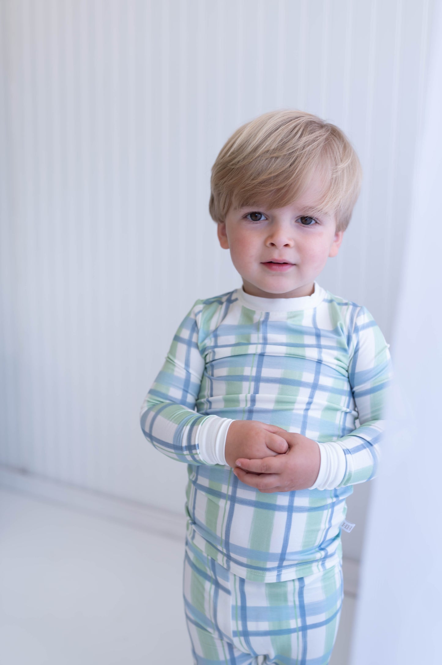 Lakeside Boys Plaid Loungewear Set