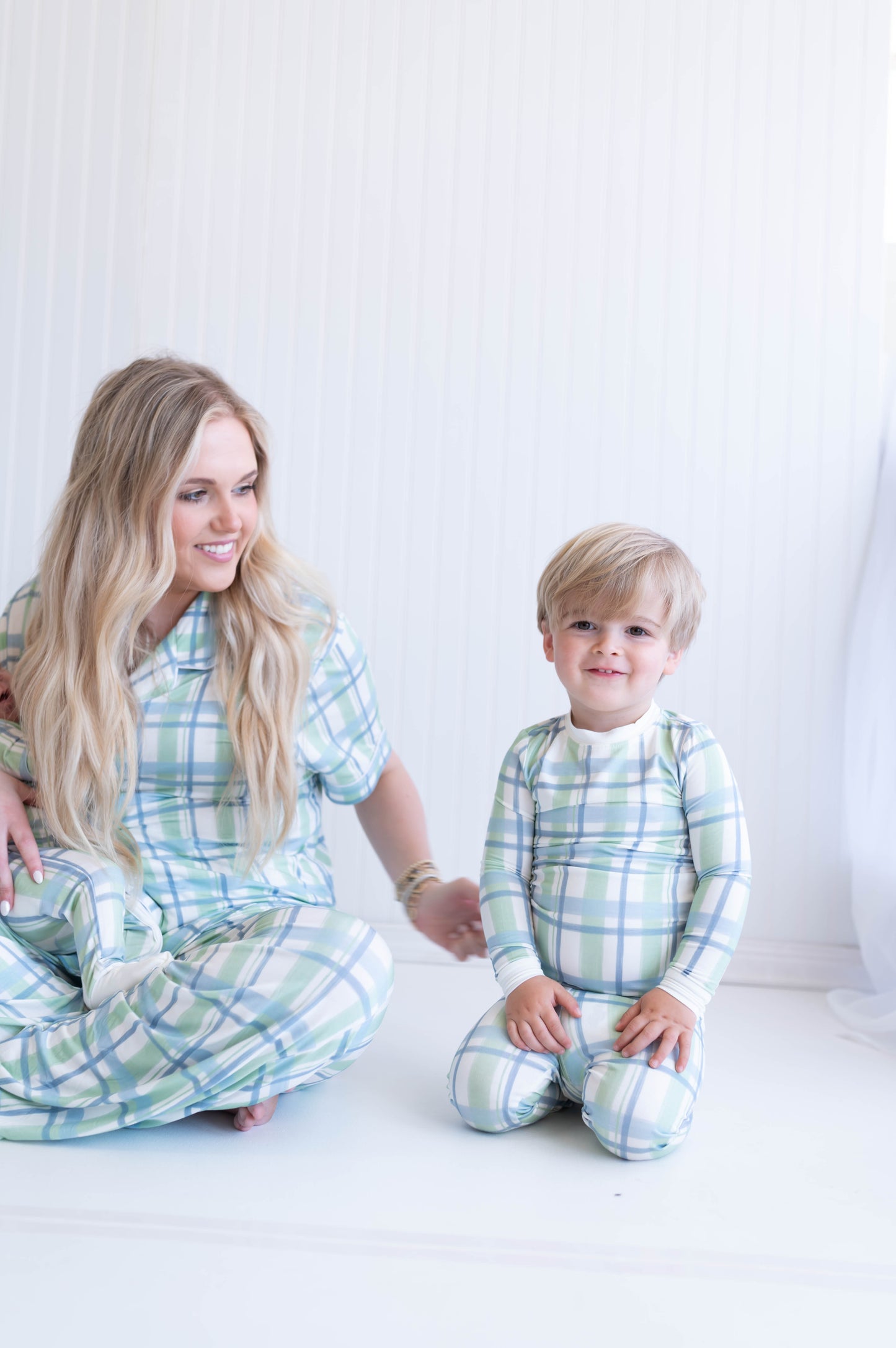 Lakeside Boys Plaid Loungewear Set