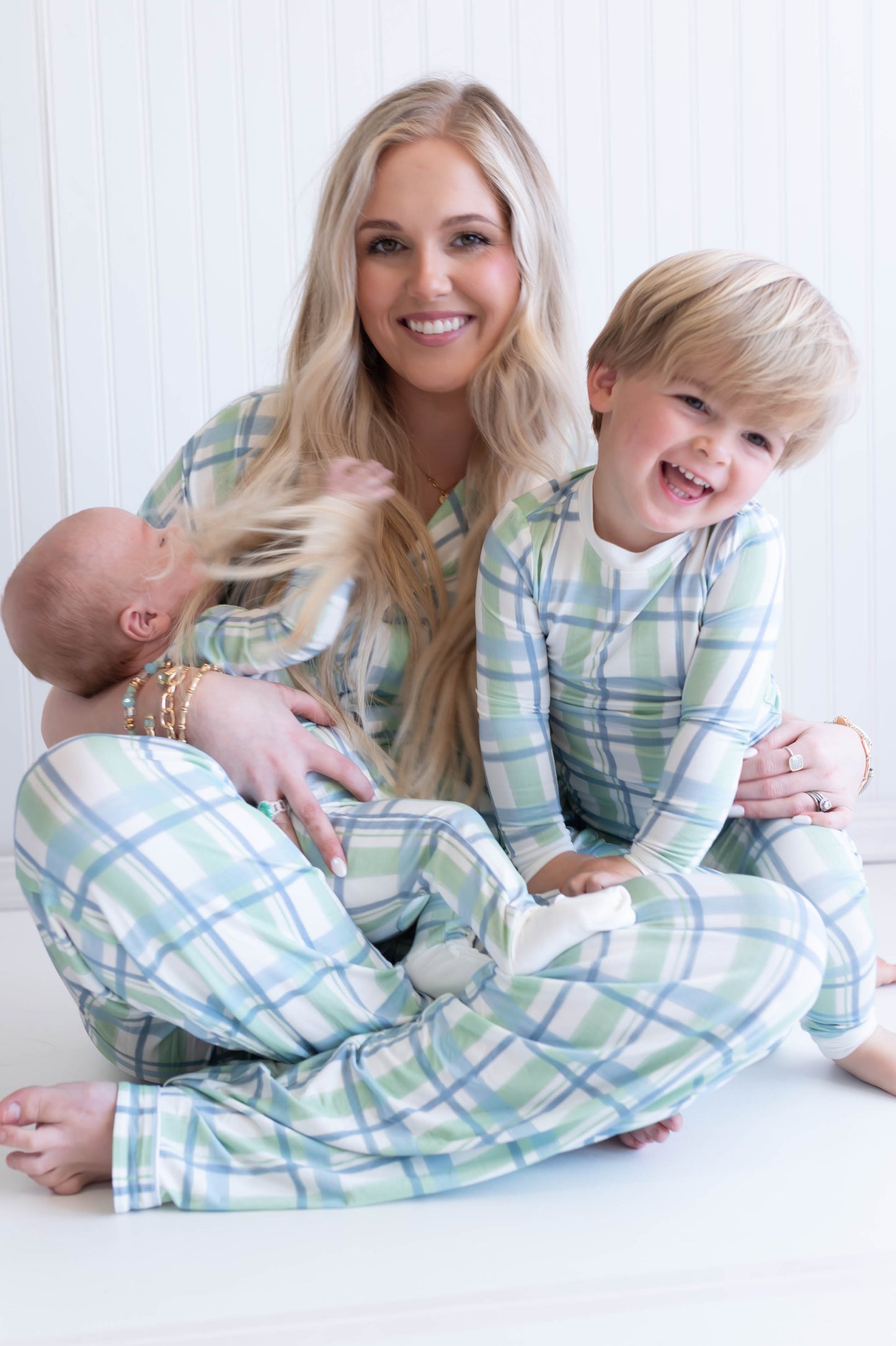 Lakeside Boys Plaid Loungewear Set