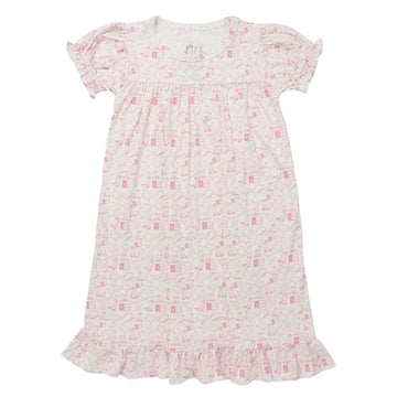 Girls Pink Wild West Nightgown