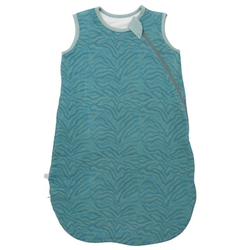 Girls Teal Zebra Sleep Sack