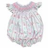 Girls HH 3rd Birthday Smocked Bubble