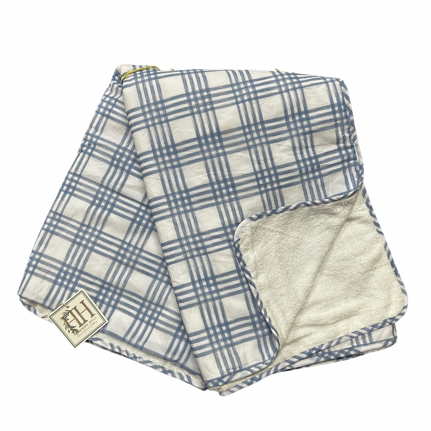 (PRE PURCHASE) Dapper Blue Plaid Beach Towel