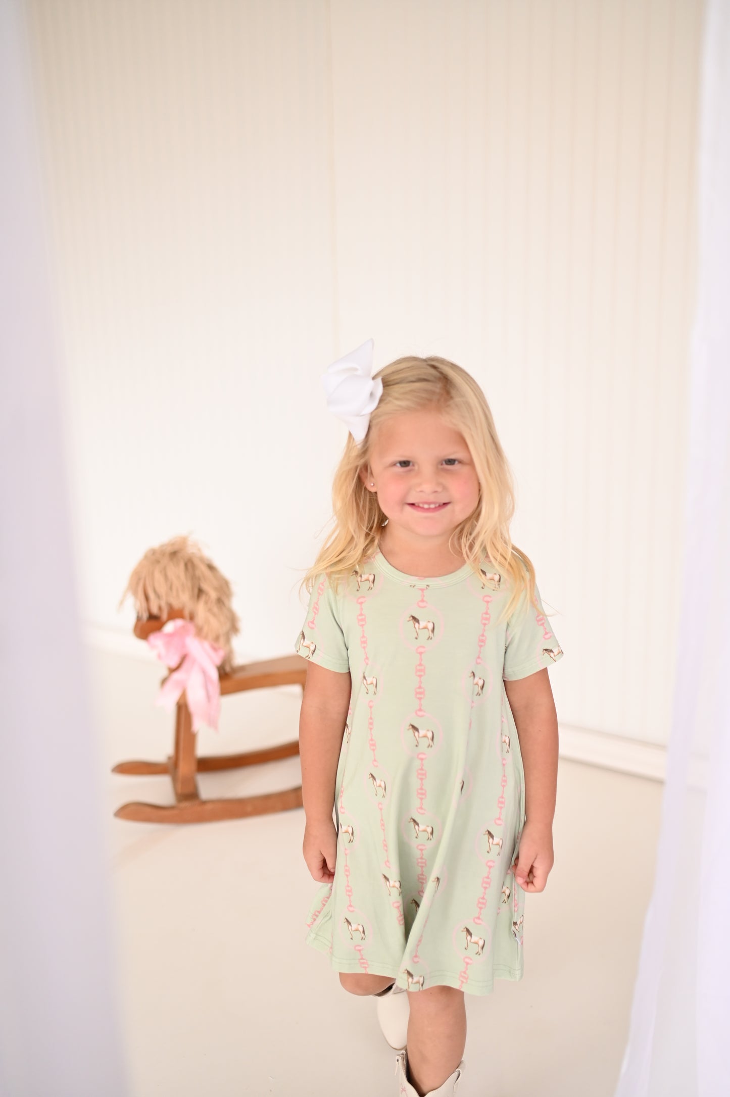 Girls Paloma Roundup Bamboo Dress