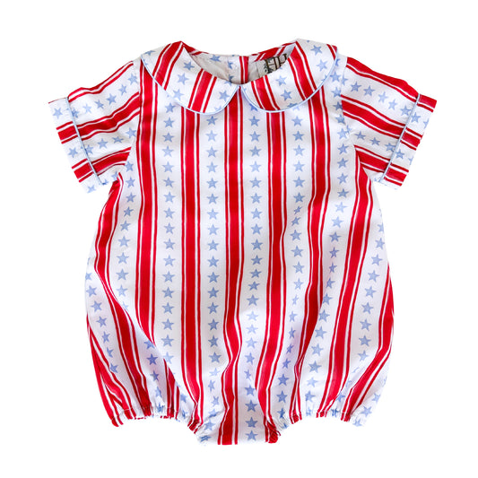 Boys Stars and Stripes Collar Bubble