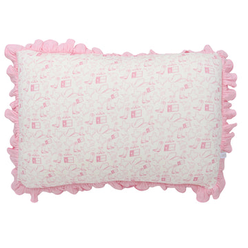 Pink Wild West Throw Pillow & Pillowcase