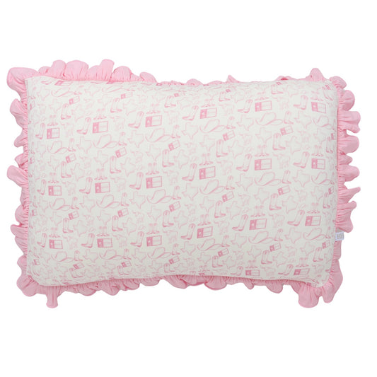 Pink Wild West Standard Pillow & Pillowcase
