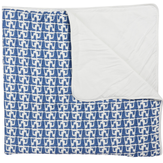 Boys Rodeo Cowboy Large Blanket