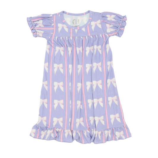 Purple Bow Nightgown