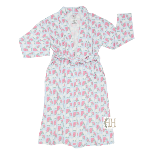 Womens Hydrangea Robe