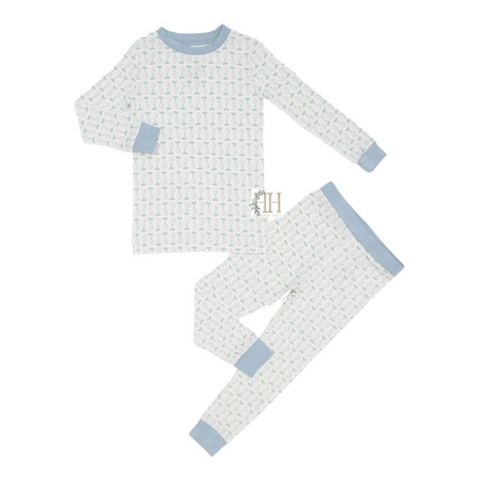 Boys Blue Tee Time Loungewear Set