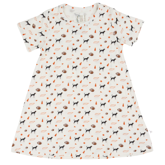 Coonhound Pom Bamboo Dress