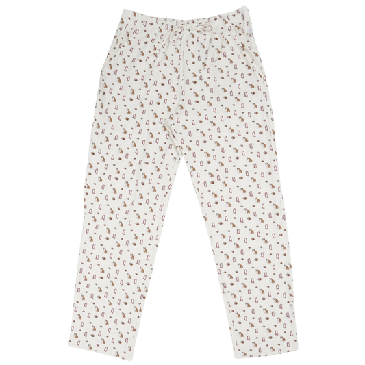 Mens Maroon Bulldog Loungewear Pants