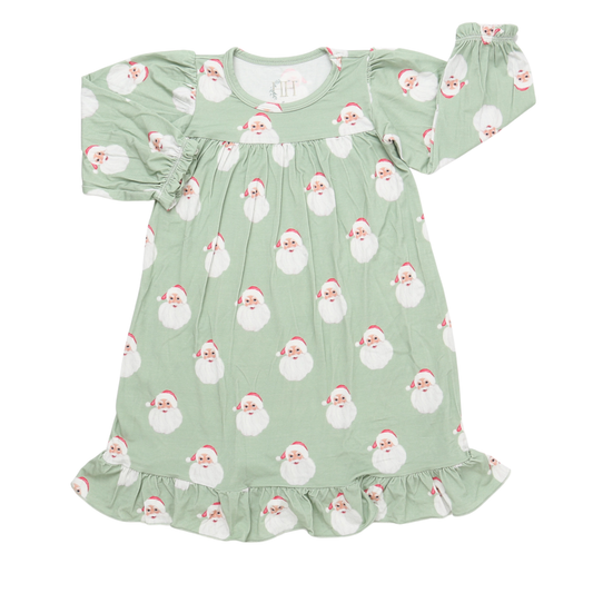 Girls Sleigh Bells Long Sleeve Nightgown
