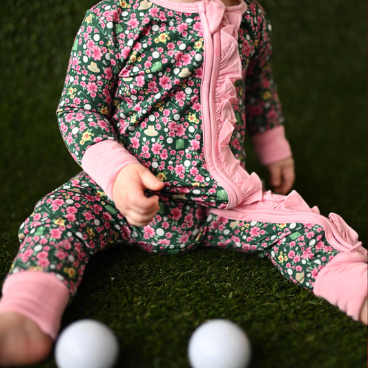 Girls Azalea Double Zipper Romper