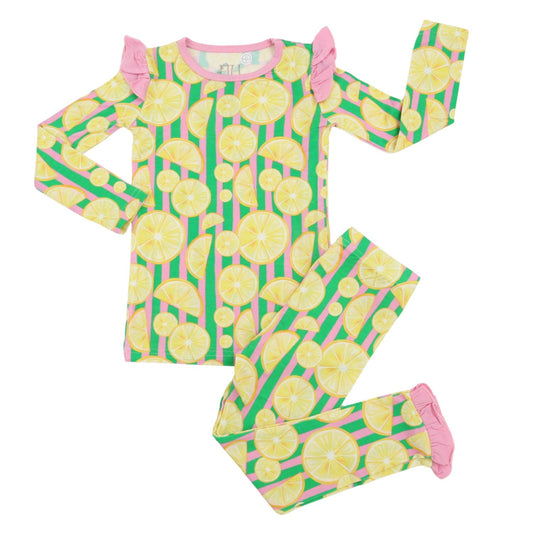 Girls Lemon Loungewear Set