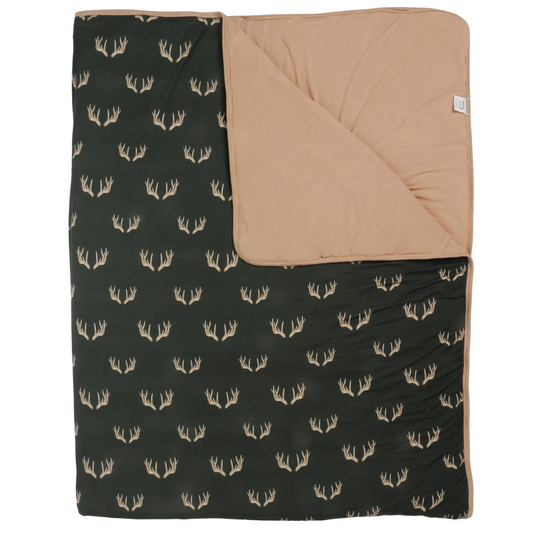 Antler Twin Size Blanket Cover