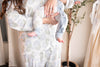 Womens Garden Party Button Down Loungewear Set