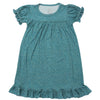 Girls Teal Zebra Nightgown
