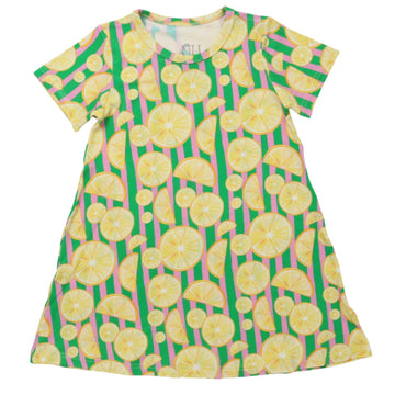 Girls Lemon Bamboo Dress