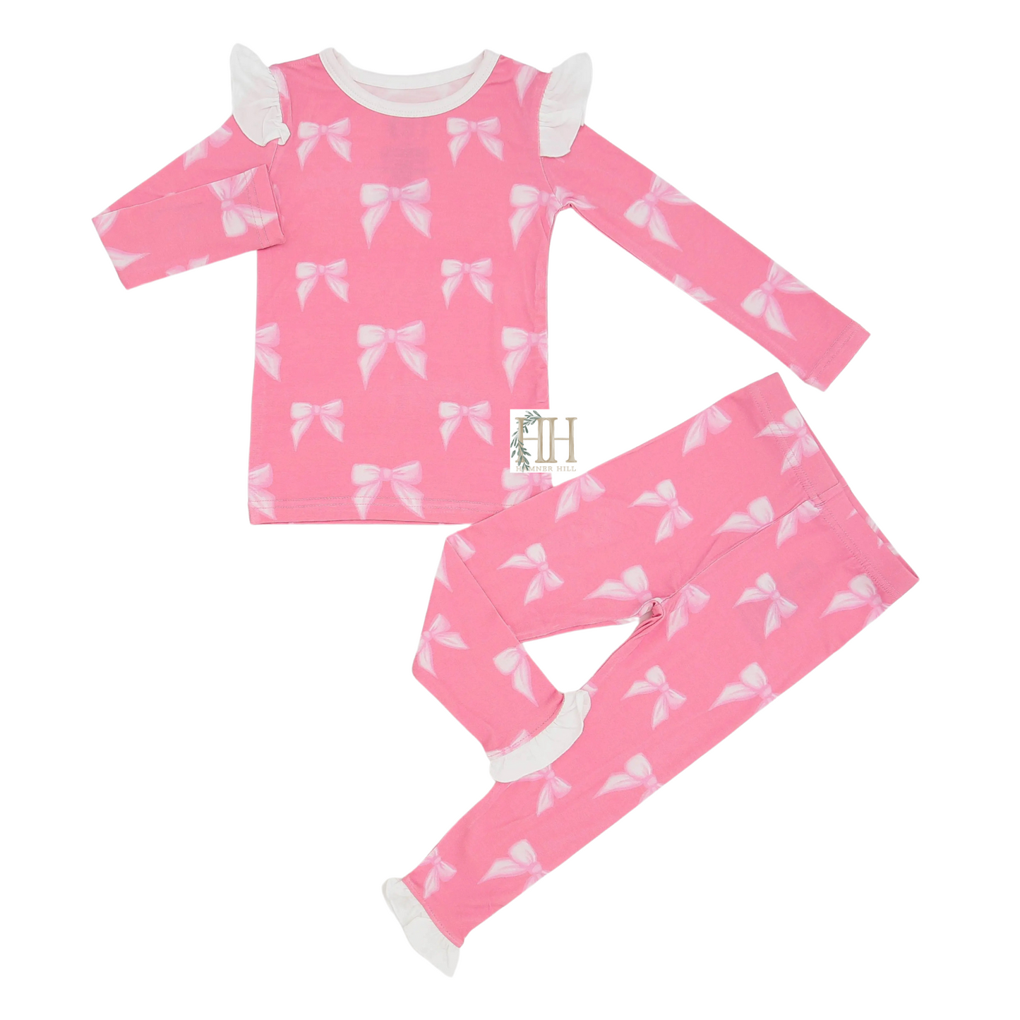 Tickled Pink Ruffle Loungewear Set