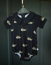 Boys Pintail Duck Bamboo Collared Bubble