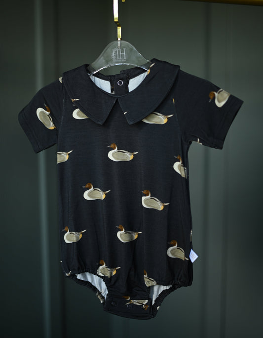 Boys Pintail Duck Bamboo Collared Bubble