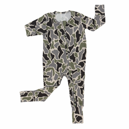 HHxCC Double Zipper Romper - RVR Camo