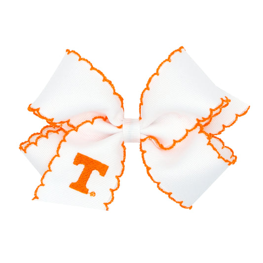Medium Hair Bow with Moonstitch Edge - Tennessee