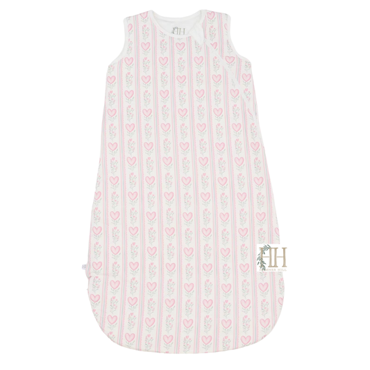 Girls Floral Heart Sleep Sack