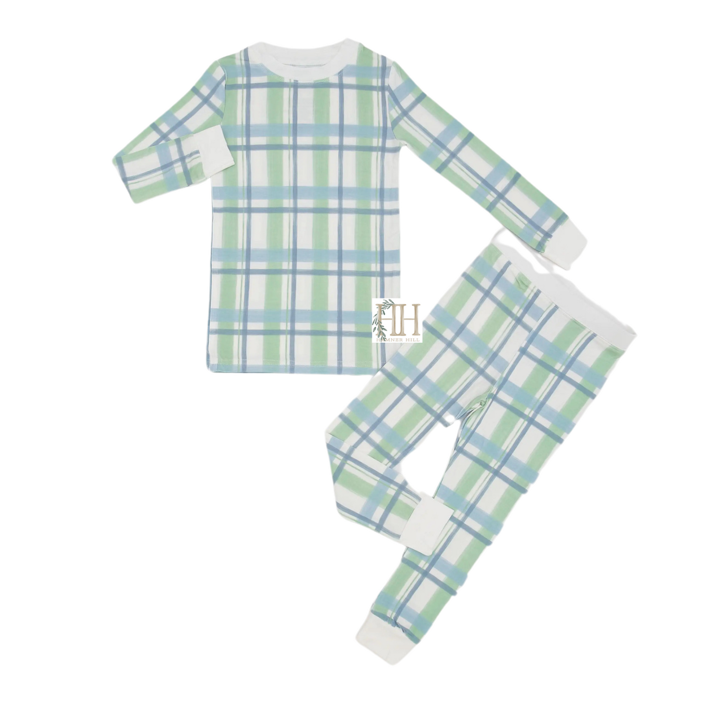Lakeside Boys Plaid Loungewear Set
