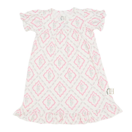 Girls Petite Bloom Floral Nightgown