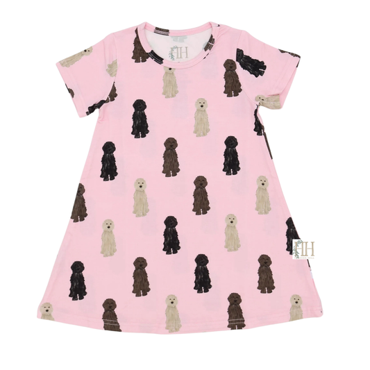 Girls Doodle Bamboo Dress