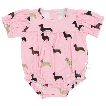 Girls Dachshund Bamboo Bubble