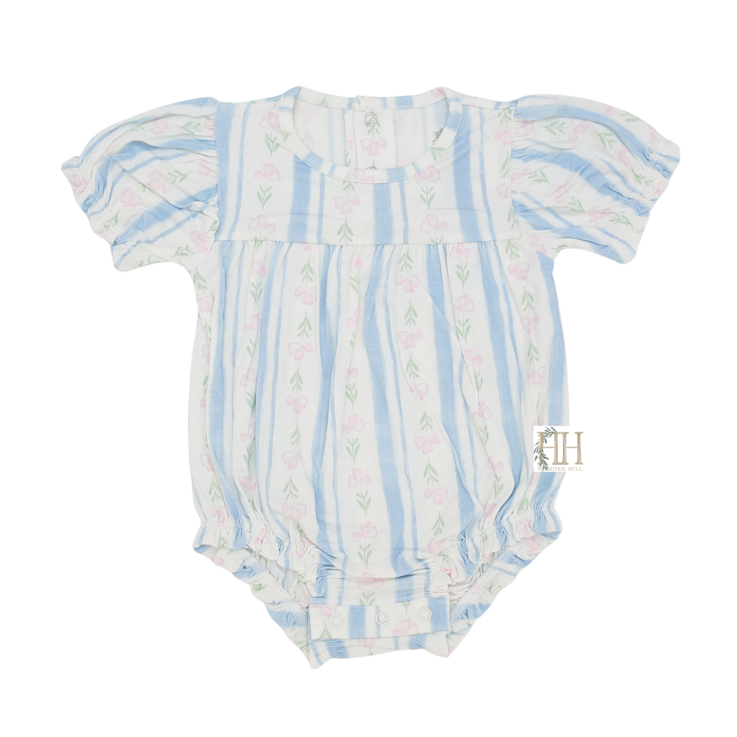Dainty Floral Girls Bamboo Bubble
