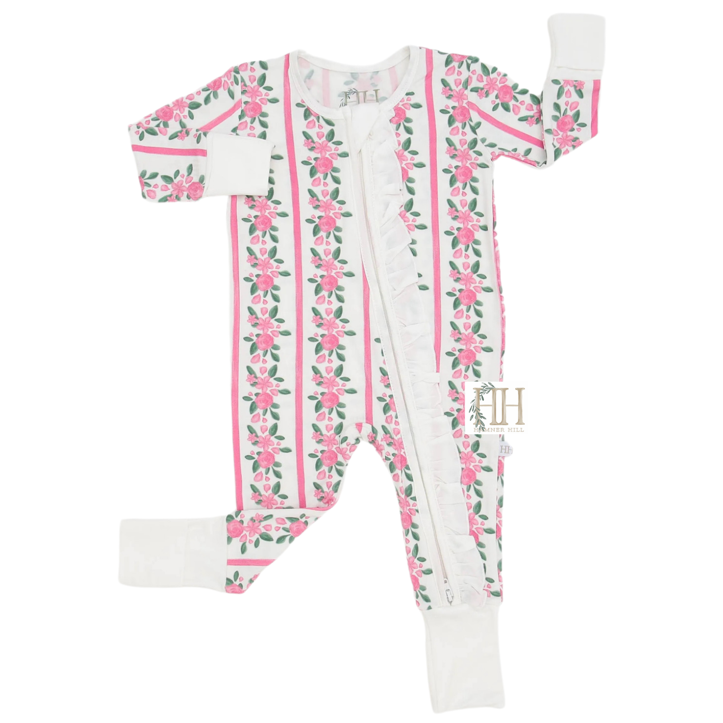 The Lynlee Girls Double Zipper Romper