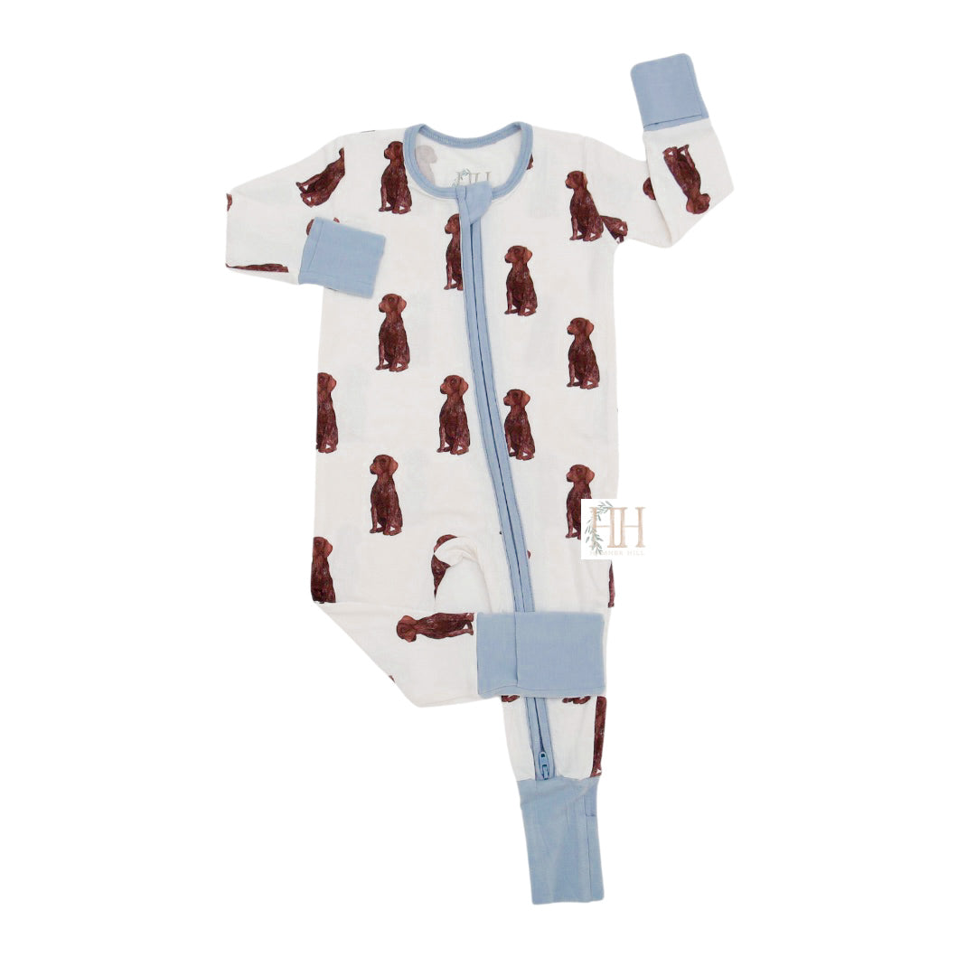 Boys GSP Double Zipper Romper