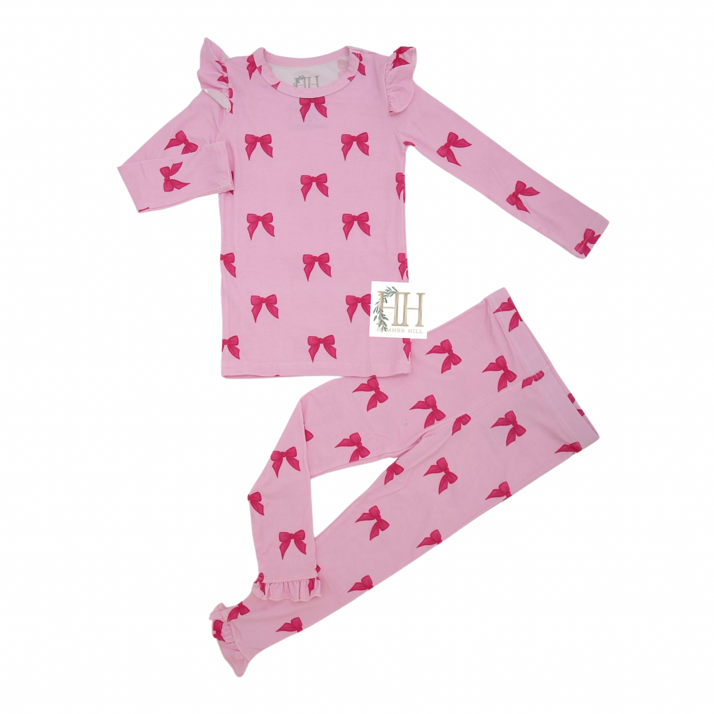 Pink Party Ruffle Loungewear Set