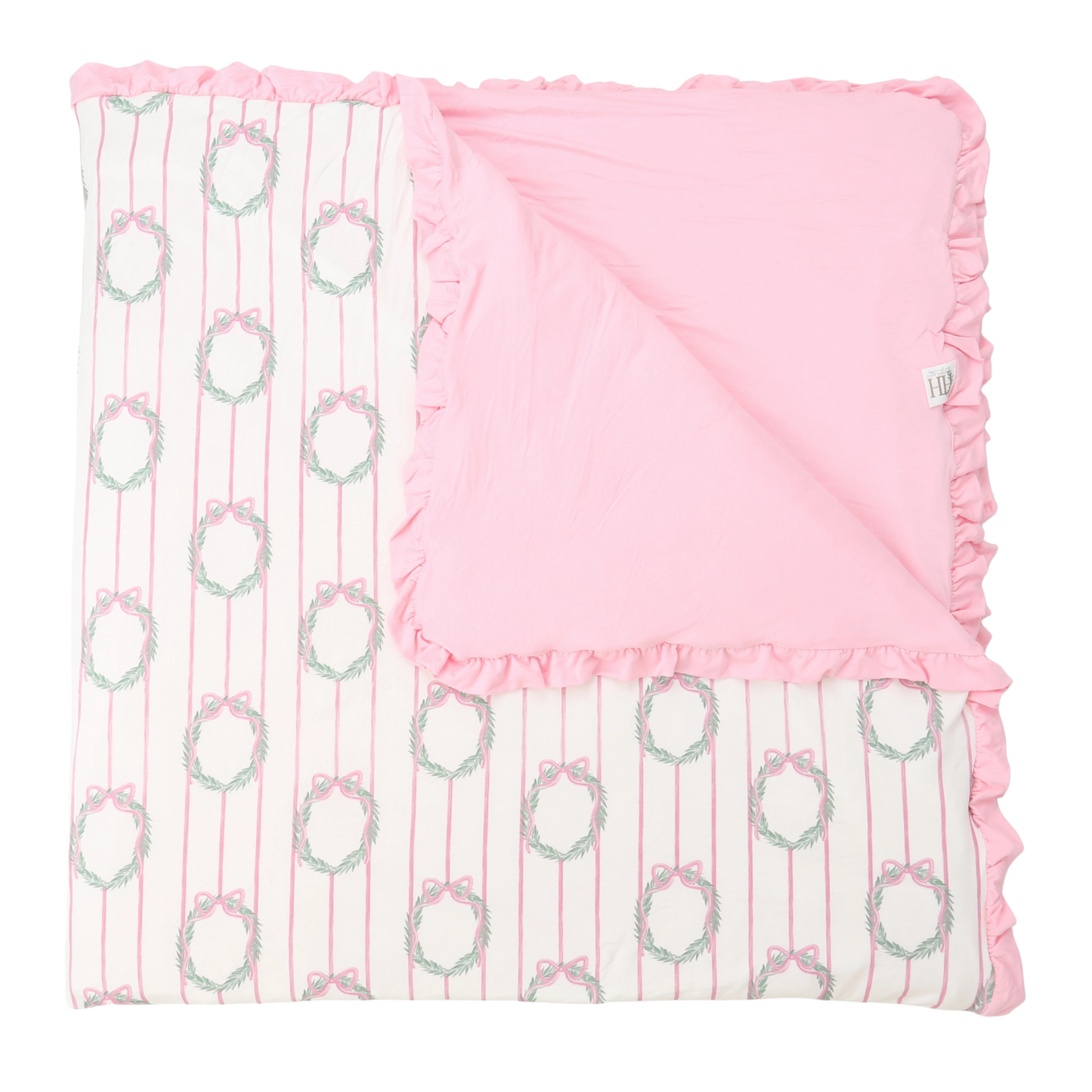 Sugarplum Wreath Large Blanket