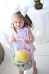 Girls Swan Scalloped Collar Bubble
