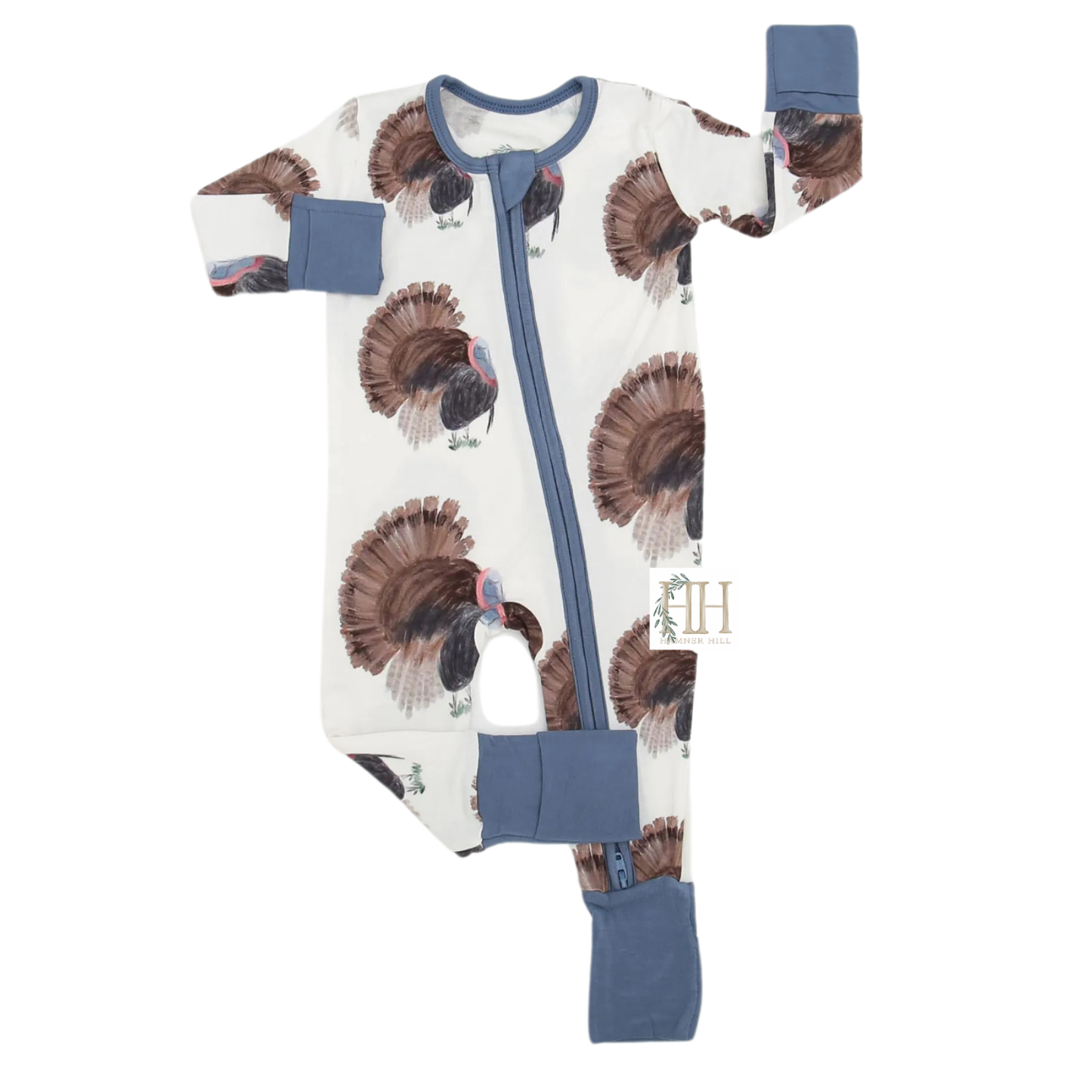 Boys Struttin’ Double Zipper Romper