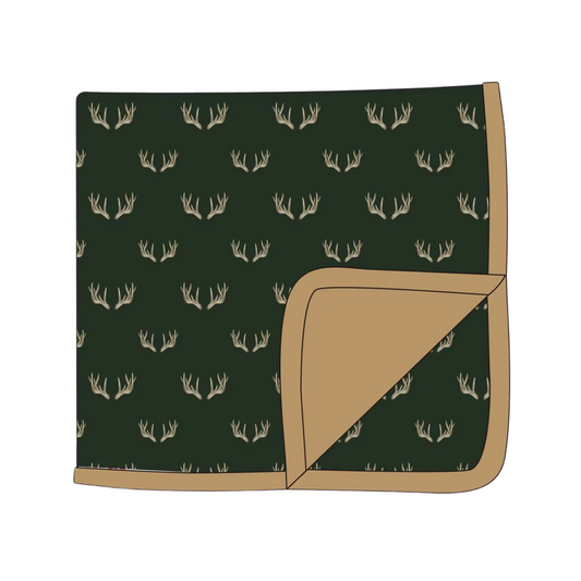 Antlers Stroller Blanket - Minimum 2