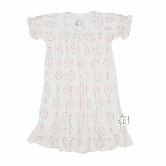 Pink Cross Nightgown
