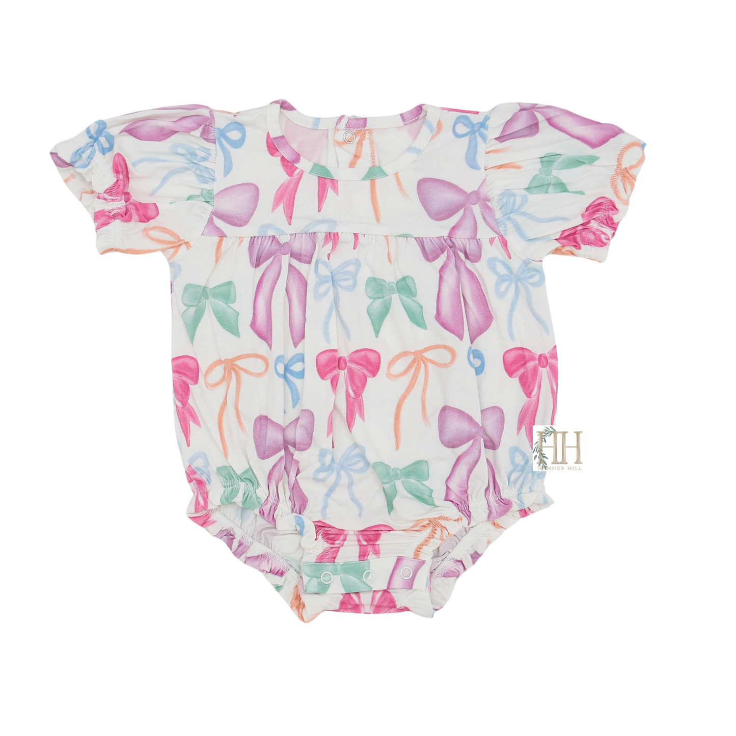 Put a Bow On It Girls Bamboo Bubble