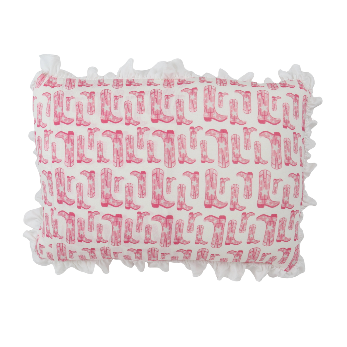 Rodeo Cowgirl Ruffle Throw Pillow & Pillowcase
