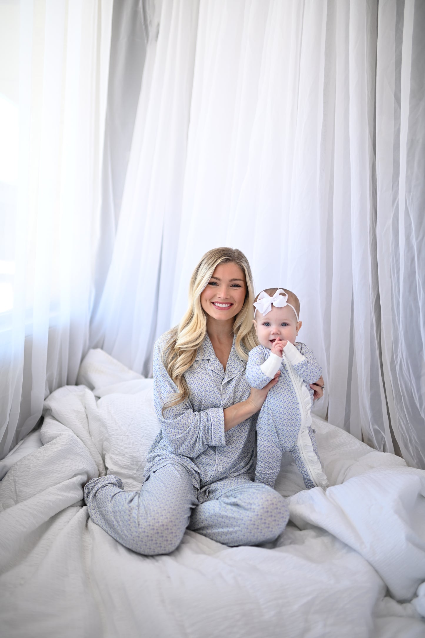 Girls Purple Poppy Ruffle Double Zipper Romper