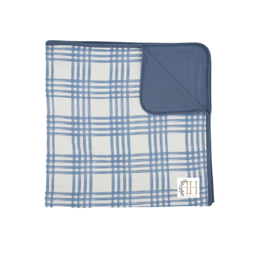 Dapper Blue Stroller Blanket