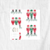 Red and Green Nutcracker Gift Wrap