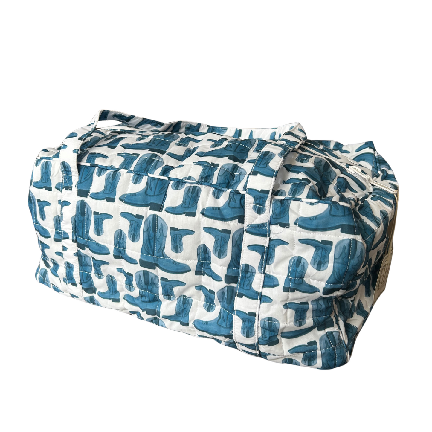 Rodeo Cowboy Quilted Duffle Bag