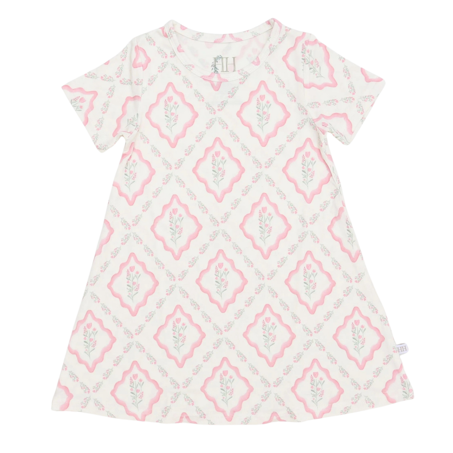 Girls Petite Bloom Bamboo Dress
